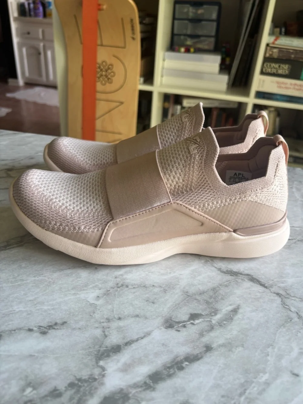 Like New APLWomen's Tech Loom Bliss Slip-On Sneakers in Blush Pink Size 8